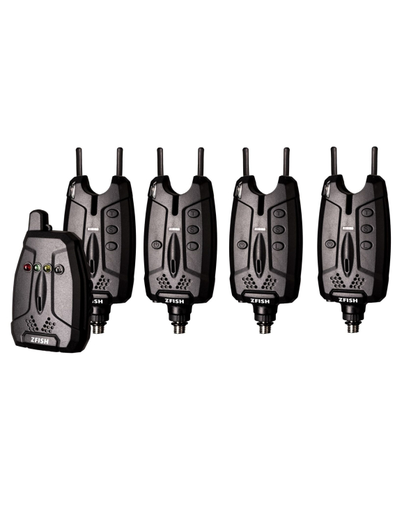 Set Avertizoare Wireless + Statie ZFish Prime Bite Alarm, 4+1 Set Avertizoare Wireless + Statie ZFish Prime Bite Alarm, 4+1