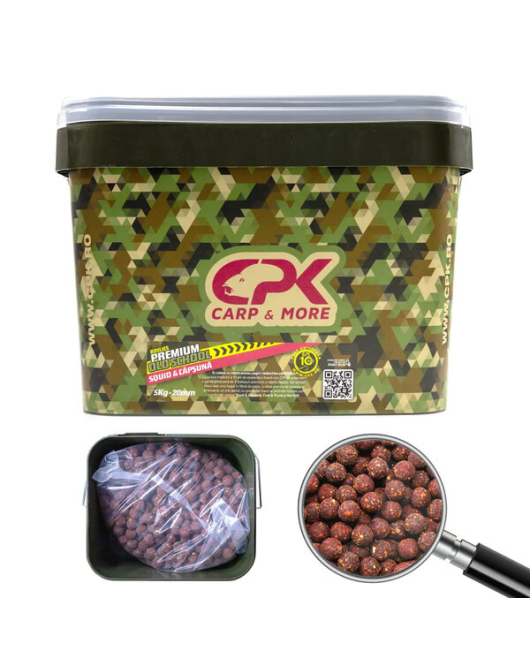 Boilies CPK OLD SCHOOL SQUID & CAPSUNA 20 mm 5 kg