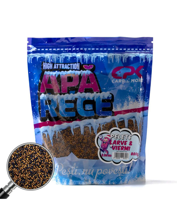CPK APA RECE PELETE LARVE SI VIERMI 2mm 800g
