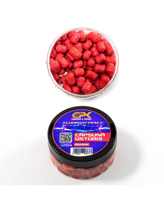 CPK Fluoroattract + feeder capsuna & usturoi10 & 14 MM (cu pluta) CPK Fluoroattract + feeder capsuna & usturoi10 & 14 MM (cu pluta)