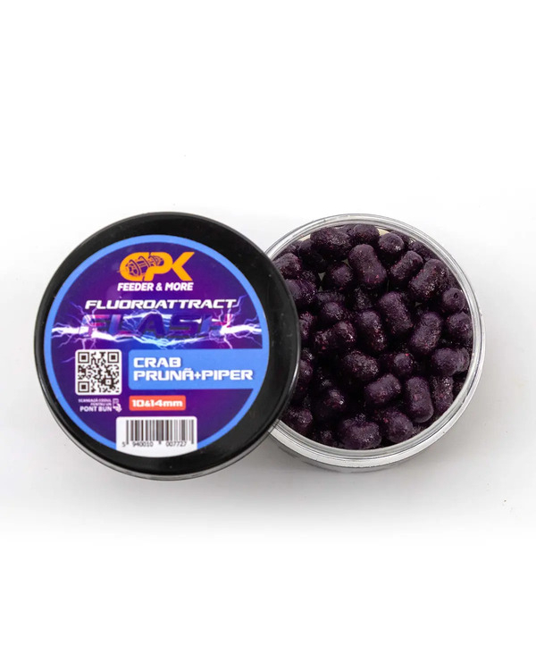 CPK FLUOROATTRACT + FEEDER CRAB & PRUNA & PIPER 10 & 14 MM (cu pluta)
