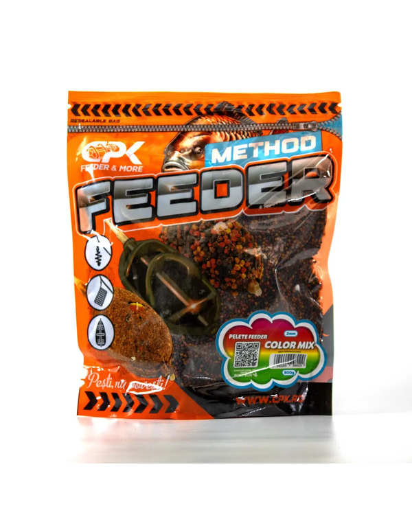 CPK PELETE FEEDER MIX (COLORAT) 2mm 800g