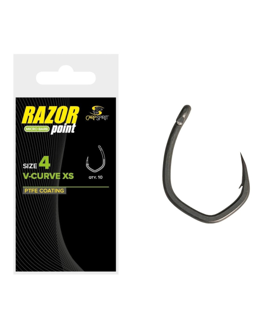 CARLIGE CARP SPIRIT V-CURVE XS 10BUC/PLIC CARLIGE CARP SPIRIT V-CURVE XS 10BUC/PLIC