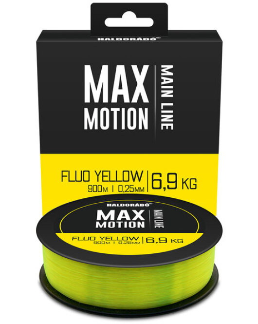 Fir Haldorado Max Motion FLUO YELLOW - 0,25mm/900m 