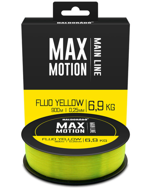 Fir Haldorado Max Motion FLUO YELLOW - 0,25mm/900m 6.9kg