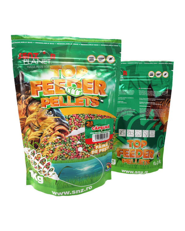 Senzor Planet TOP FEEDER PELLETS CAPSUNA 2.5mm 1kg
