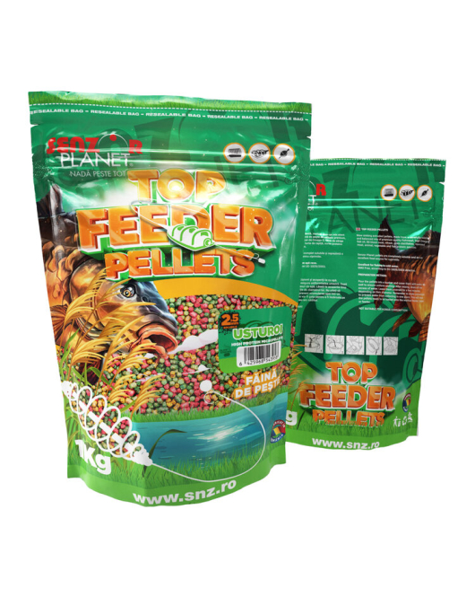 TOP FEEDER PELLETS USTUROI 2.5mm 1kg
