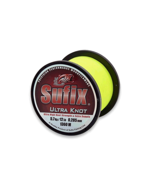 Fir monofilament Sufix ULTRA KNOT - 1195m 1/4LB 0.305mm /14.0LB/OPAQUE YELLOW