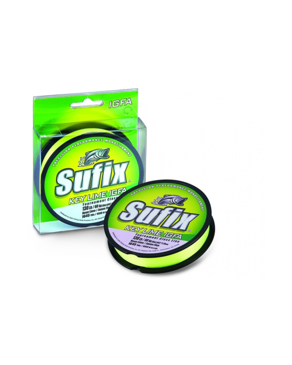 Fir Sufix Key Lime IGFA 600m / 0.27mm /4kg /8LB/NEON LIME
