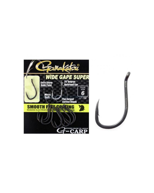 Carlige Gamakatsu G-Cap Wide Gap Super Nr.8 10/pac. Carlige Gamakatsu G-Cap Wide Gap Super Nr.8 10/pac.