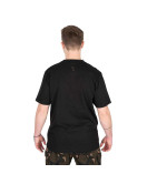 Tricou Pescuit Fox Black/Camo Logo T-Shirt L Tricou Pescuit Fox Black/Camo Logo T-Shirt L
