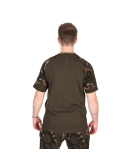Tricou Pescuit Fox Khaki/Camo Outline T-Shirt M Tricou Pescuit Fox Khaki/Camo Outline T-Shirt M
