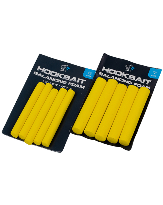 Spuma Flotanta Nash Hookbait Balancing Foam Yellow 7mm