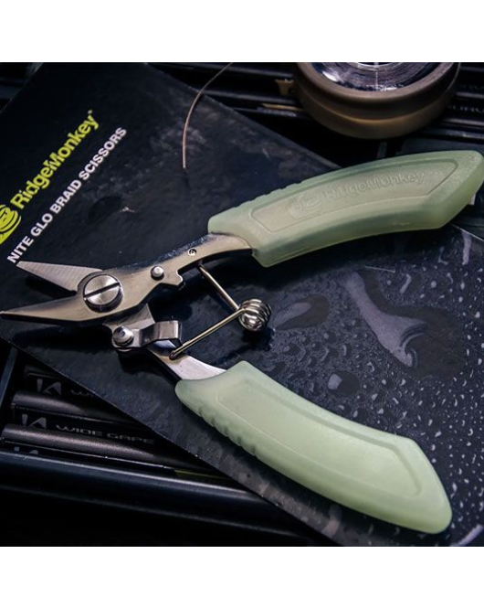 Foarfeca RidgeMonkey Nite Glo Heavy Duty Snips Foarfeca RidgeMonkey Nite Glo Heavy Duty Snips