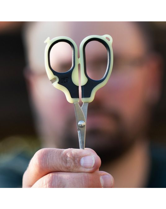 Foarfeca RidgeMonkey Nite Glo Strip n Snip Scissors
