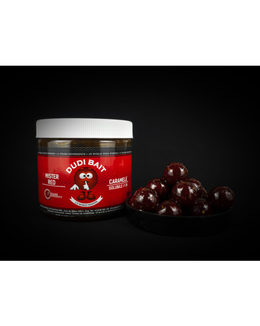 Boilies Carlig Mister Red Caramel solubile 20mm Boilies Carlig Mister Red Caramel solubile 20mm