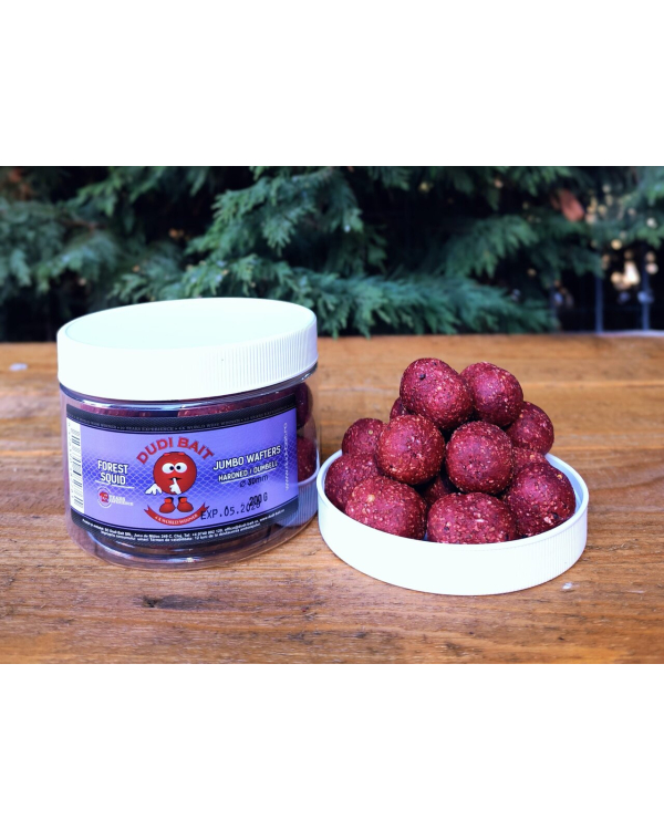 Dudi Bait Boilies pentru carlig Forest Squid Jumbo Wafters Dumbell 30mm