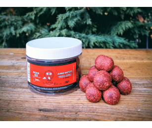 Dudi Bait Boilies pentru carlig Mister Red Jumbo Wafters 30mm