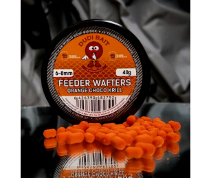 Dudi Bait Feeder Wafters Dumbell Orange Choco Krill 6mm+8mm