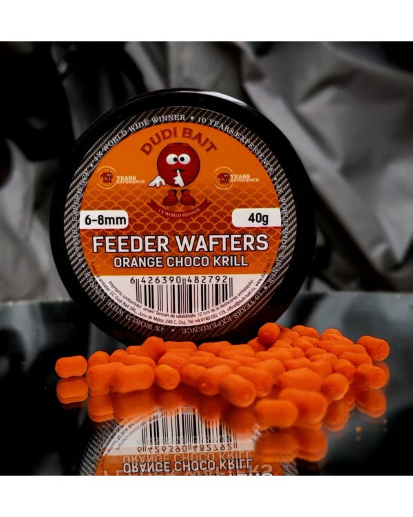 Dudi Bait Feeder Wafters Dumbell Orange Choco Krill 6mm+8mm