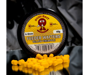 Dudi Bait Feeder Wafters Dumbell Yellow Pineapple & N-Butyric 6mm+8mm