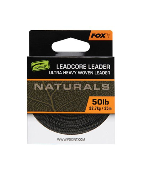 Fir leadcore Fox Edges Naturals Leadcore 50lb/22.7kg/25m