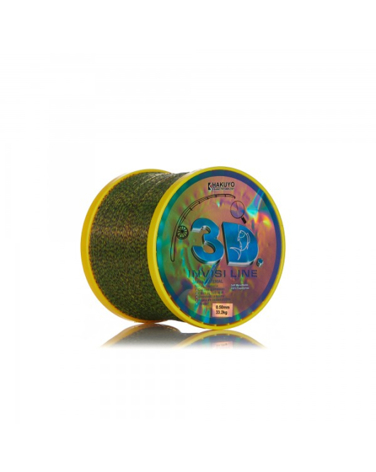 Hakuyo Monofilament invisiline 3D 0.25mm 1200m Hakuyo Monofilament invisiline 3D 0.25mm 1200m
