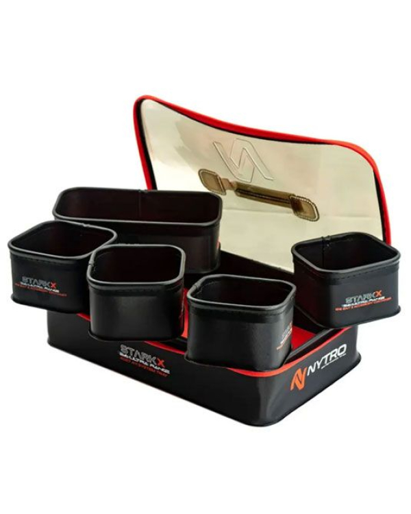 Set 4+1buc Bac/Geanta Accesorii Nytro Starkx System Tray 40x27x8.5cm