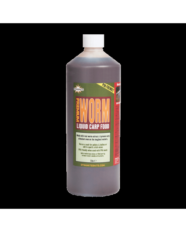 Lichid Nutritiv Dynamite Baits Premium Worm Liquid 1L