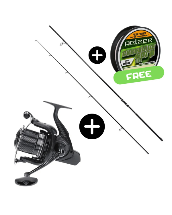 Combo Nadire Lanseta Shimano TX-A Spod 12ft 5lb + Mulineta Daiwa Emblem Spod + Fir Pelzer Gratis