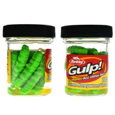 Berkley Gulp Honey Worm 3.3cm Spring Green