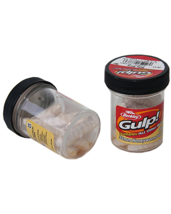 Berkley Gulp Honey Worm 4.5cm Milky White