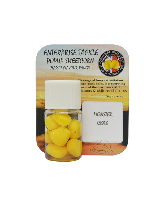 Porumb artificial Enterprise Tackle Pop-up Sweetcorn Classic Monster Crab (galben)