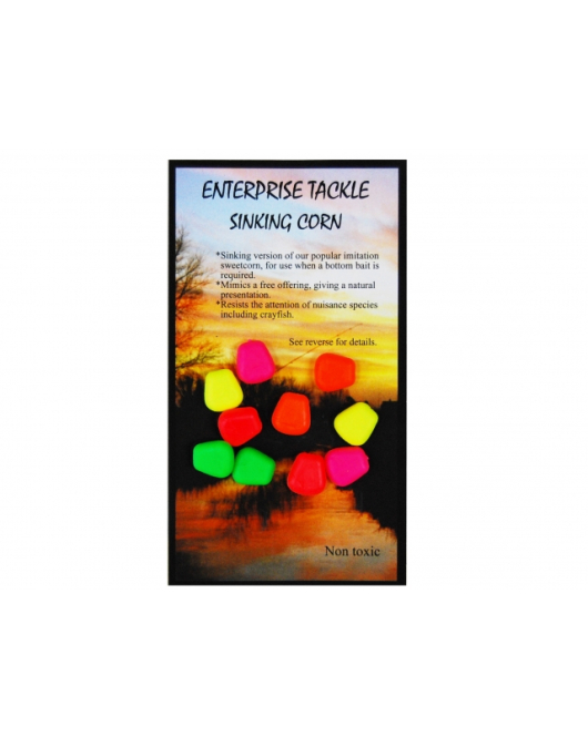 Porumb artificial Enterprise Tackle Sinking Sweetcorn Mixed Fluoro 10buc/plic