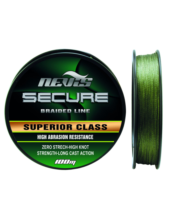 Fir Multifilament-Textil Impletit Nevis - Secure Braided 100m/0.14mm