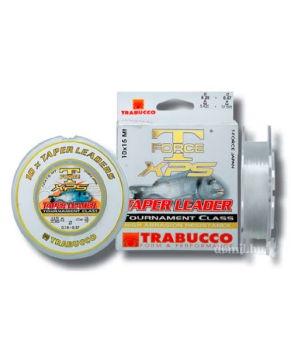  Fir Trabucco Tf Xps Taper Leader 10x15mt-0.18mm/0.57mm