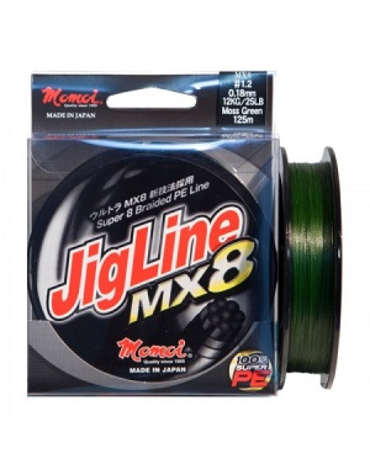 Fir Jigline MX8 125m 0,14mm Fir Jigline MX8 125m 0,14mm
