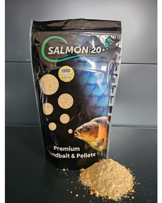 Salmon20 Groundbait Natural Corn 800g