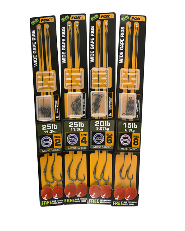 15lb, size 8 Wide Gape Ready Rig Barbed