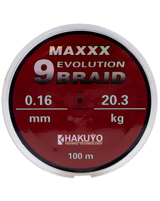 Fir Textil Hakuyo MAXXX Evolution 9 BRAID 100m 0.25mm