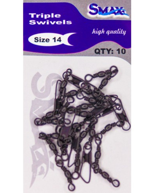 Agrafa cu triplu vartej Nr14 (Triple Swivel)