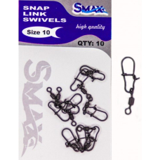 Agrafa cu Vartej Nr 10 (Snap Link Swivels)