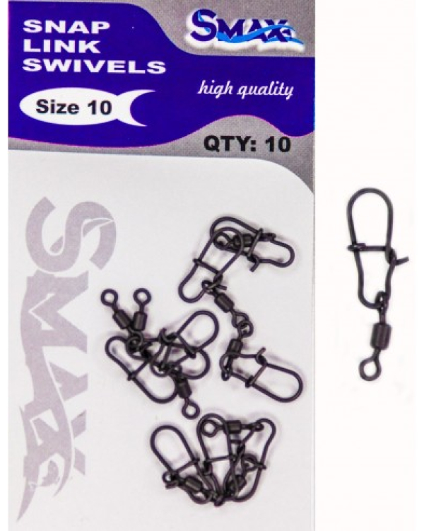 Agrafa cu Vartej Nr 10 (Snap Link Swivels)