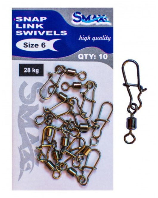 Agrafa cu Vartej Nr 6 (Snap Link Swivels)