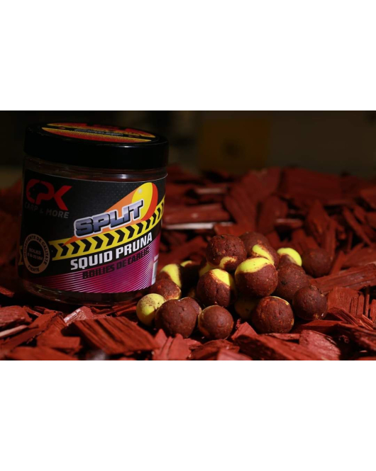 Boilies de carlig CPK SPLIT SQUID & PRUNA 16/20mm 