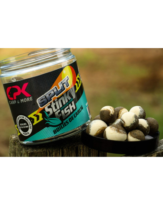 Boilies de carlig CPK SPLIT STINKY FISH 16/20mm