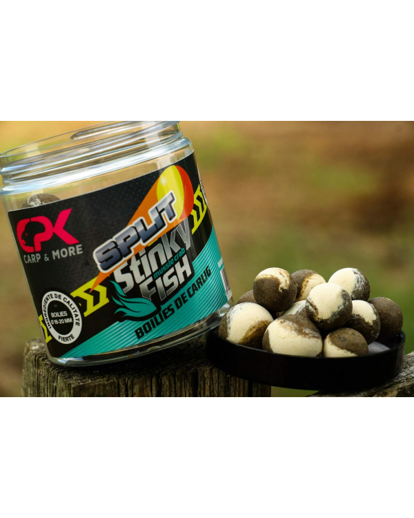 Boilies de carlig CPK SPLIT STINKY FISH 16/20mm