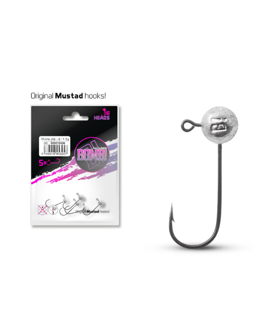 Cap Jig fără guler Delphin BOMB! / 5 buc