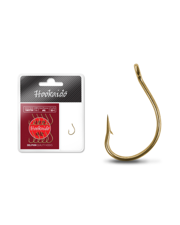 Carlige Delphin HKD Feeder TWISTER / 10+1buc nr.6