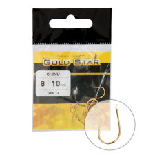Carlige GoldStar CHINU GOLD 1/0 8buc